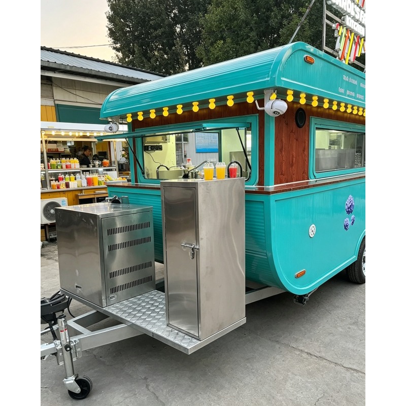 Food Snacks Catering - 상업 거리 야시장 케이터링 노점 카트