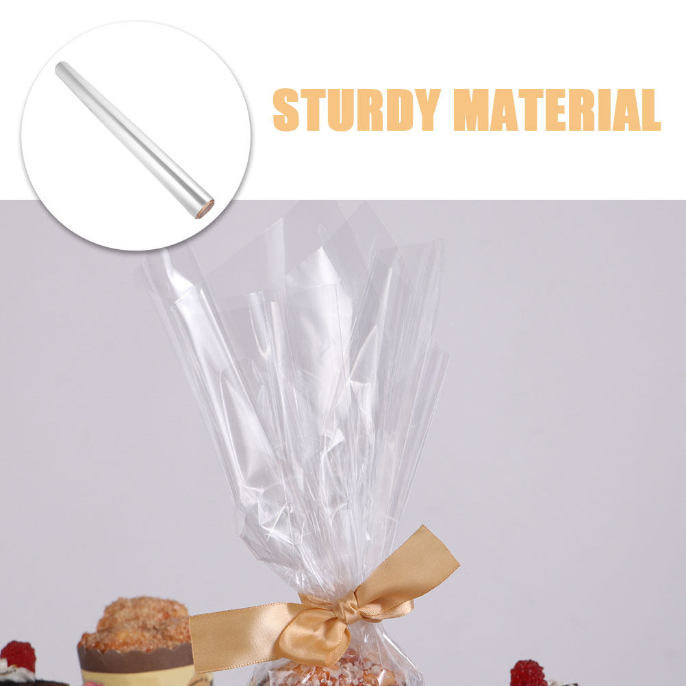 2롤 투명 꽃 포장지 식품 등급 투명 포장 필름 선물  - Snacks Food Gift Baskets 리뷰 및 가격