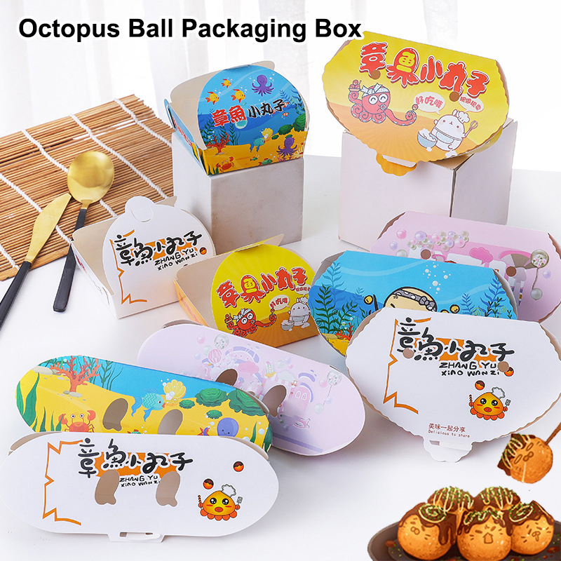 100개 일회용 만화 문어볼 포장 상자 일본 길거리 음 - Food Snacks Party 리뷰 및 가격