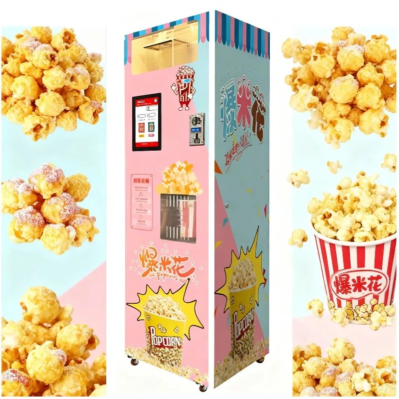 맞춤형 최고 판매 지능형 고기술 자동 팝콘 제조기 팝콘 - Food Snack 리뷰 및 가격