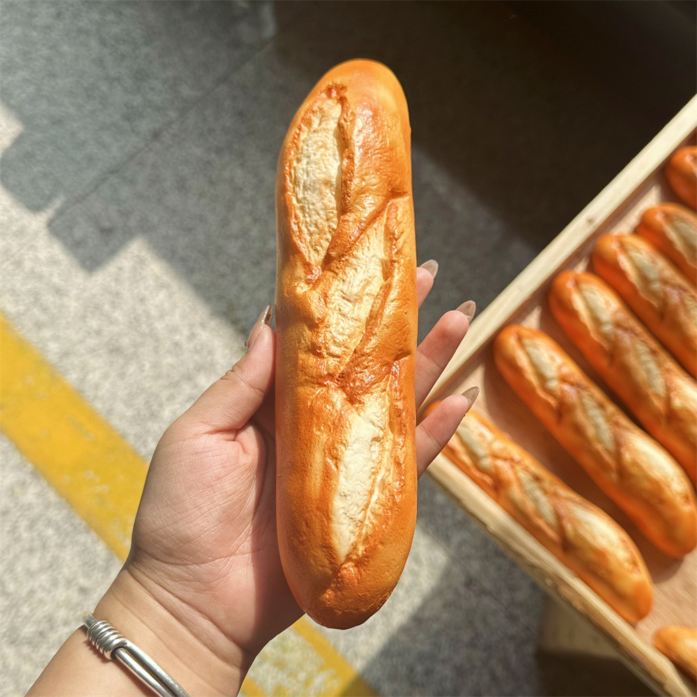 부드러운 음식 바게트 세리스 모델 인공 스낵 소금 브런 - Food Snacks Order 리뷰 및 가격